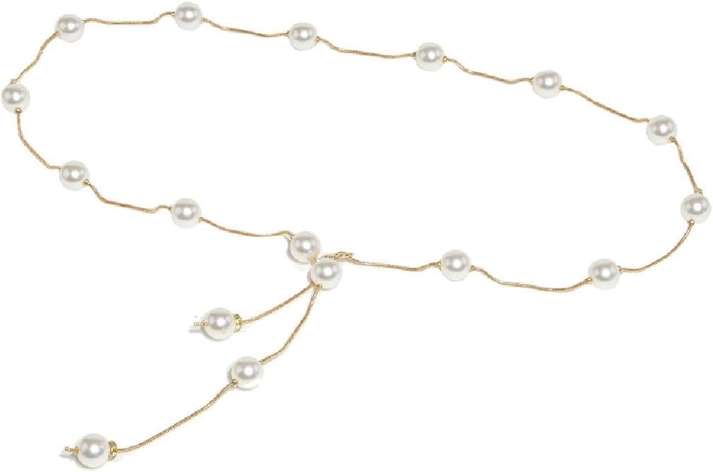 Dress Accessories Pearl Waist Chain Women Ladies Decoration Spaghetti Belt