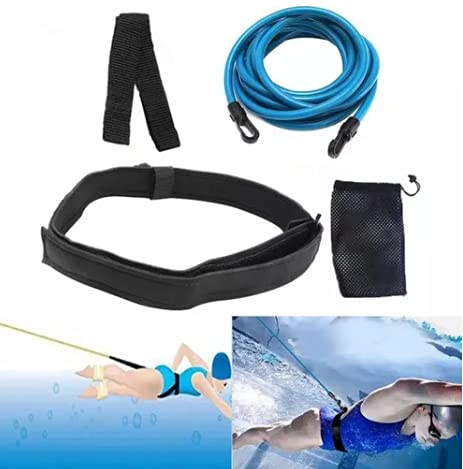 Extensor Com Cinto 3 Metros Treino Natação Resistência Swim