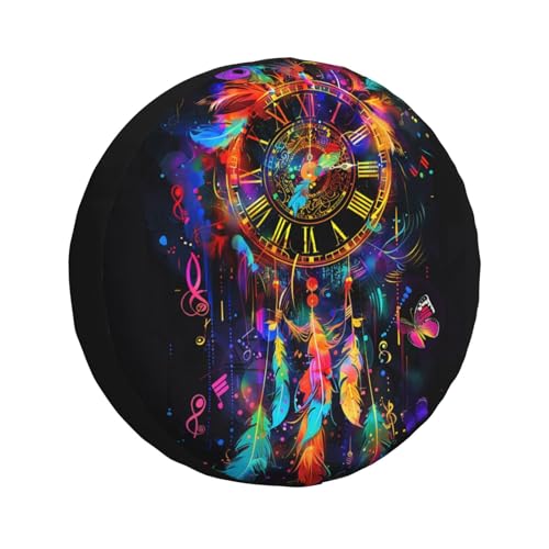 Image of Dream Catcher Spare Tire Cover Native American Weatherproof Universal Wheel Protectors Wheel Covers for Rv Camper Travel Trailer SUV Truck 14 Inch