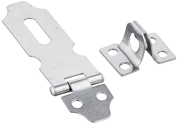 PE- Door 2 INCH" Silver Tone Stainless Steel Padlock Hasp Staple Repair Parts - Students's Padlock - Pack of 1-image-36