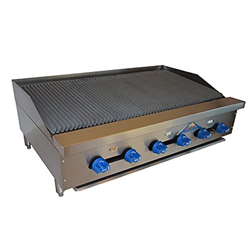 Comstock Castle FHP42-3.5LB Gas Countertop Lava Rock Char Broiler