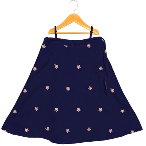 Image of ANNECA FASHION kid's baby girls silk blend Embroidery western Crop top and up down skirts clothing set
