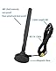 Vecys 4G LTE Antenne RP SMA Männlicher Stecker 15DBi GSM/3G/4G Omni-direktionale Outdoor Indoor 4G Antenne 3M RG174 Kabel mit Magnetfuß