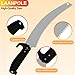 LAANPOLE 6m Pole Saw, Telescopic Tree Pruner for Tree Trimming, Tree Pruners Long Reach with Extension Pole for Backyard and Garden, Orange