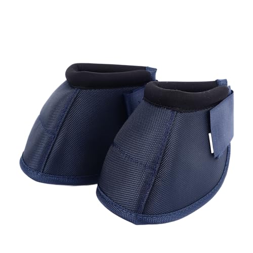 MNDPOAATY Botas para Campanas de Caballos, Botas de protección para Cascos de Tela Oxford para Caballos, diseño Antideslizante Transpirable y Resistente al Desgaste con Cierre de Gancho y la (Metro)