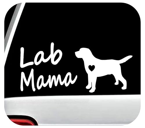 Lab Mama Labrador Dog Breed Decal Sticker M1128