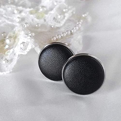 Gemelos de cuero sintético para hombre miniatura 7