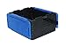 Flip-Box Mini ICELESS Insulation Box Blue - Fits 12 Cans, Collapsible, Lightweight, Portable – Great for a Lunch Box, Parties, Picnics, Camping, Beach, Tailgating, Fishing, Hunting, Boating and More!