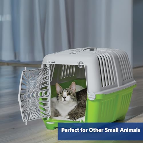 Image of Midwest Spree Travel Pet Carrier | Hard-Sided Pet Kennel Ideal for Toy Dog Breeds, Small Cats & Small Animals | Dog Carrier Measures 19.1L x 12.5 W x 13H - Inches | Great for Short Trips to The Vet
