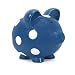 Child to Cherish Ceramic Polka Dot Piggy Bank for Boys, Dark Blue