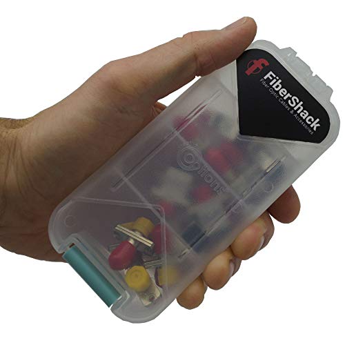 Fibershack - Fiber Optic Adapter & Variable Attenuator Kit. Contains 3 Fiber Adapters (St,Sc,Fc) & 2 Variable Attenuators (Lc & St) #TOP1