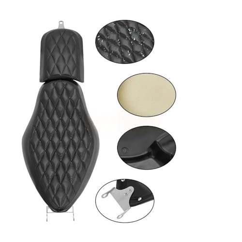 Cojín delantero conductor accesorios negros moto Sportster XL48 XL883 XL1200 2004-2020 5