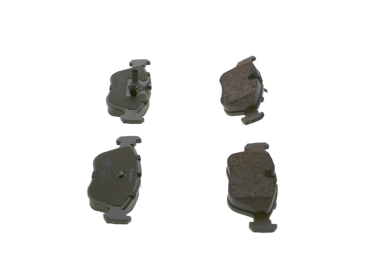 Bosch BP606 - Pastiglie Freni Auto, Delantero - Calidad Bosch - Reducción de Ruido y Polvo - Certificación ECE-R90 - Sin Cobre - 1 Juego de 4 Pastillas