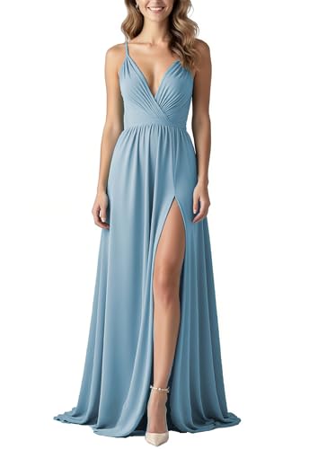 DeftSharp Ruffle Dress Women Sleeveless Summer Maxi Dress for Women Party Evening Wedding Guest