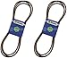 2 Pack Stens 265-394 OEM Replacement Belt Fits Snapper 5023256SM