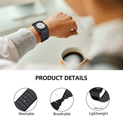 Image of 4 Pack Stretchy Solo Loop Compatible with Apple Watch Bands Women Men