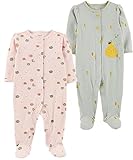 Carter's Girls' 2-Pack Cotton Sleep and Play