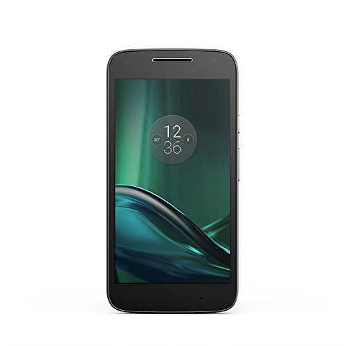 Motorola Moto G4 Play (4th Generation) 4G LTE GSM Unlocked Phone, 16GB, Black (Renewed)