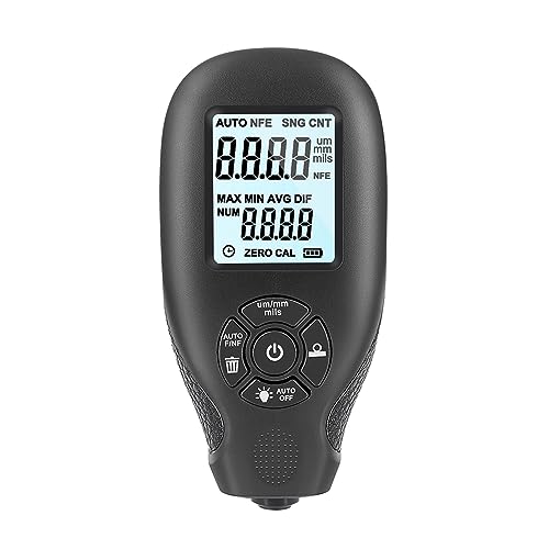 Medidor digital de grosor de pintura para automóvil