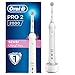 Oral-B PRO 2 2000 Sensi Ultrathin Cepillo De Dientes Eléctrico, 1 Mango Blanco Recargable Con Tecnología De Braun, 1 Cabezal De Recambio, Para Encías Y Dientes Sensibles