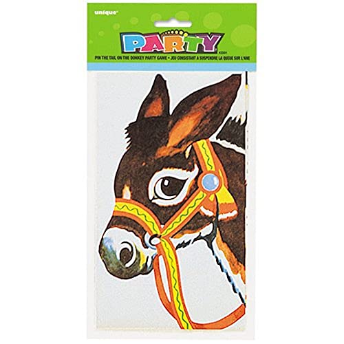 Ultimate Pin the Tail on the Donkey Party Game - Vibrant Colors Durable Material & Fun Design - Essential Classic Party Activity for All Ages