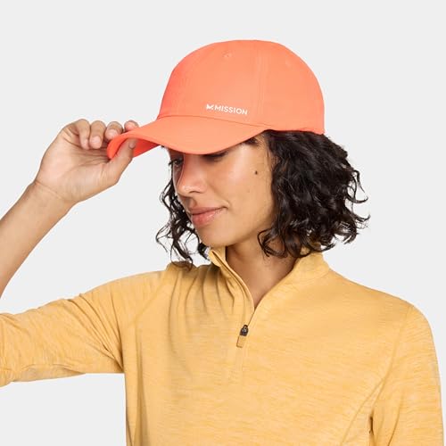 Image of MISSION Cooling Performance Hat, Unstructured Low-Profile Adjustable Fit - UPF 50 - for Running, Workouts & Outdoors