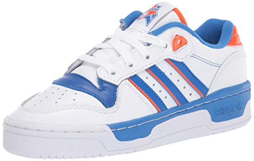 adidas Originals Men's Rivalry Low Sneaker, FTWR White/Blue/Orange, 6.5 M US