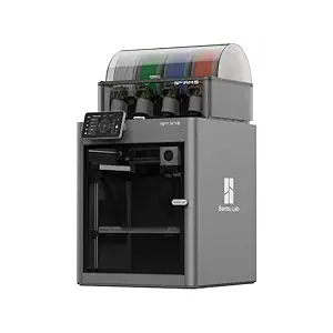 WOL3D Bambu Lab X1E 3D Printer with AMS, AI Failure Detection, Robust High Speed CoreXY, Heavy Duty Air Filtration. for Multi Colour 3D Printing