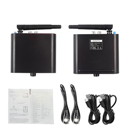 Eacam Transmisor de Sonido Inalámbrico de Alta Fidelidad 24 Bits/192 KHz Transmisión sin Pérdidas Cine en Casa