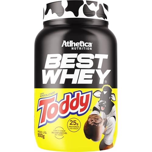 Atlhetica Nutrition Best Whey Achocolatado Toddy Athletica Nutrition 900G. Atlhetica Nutrition Best Whey Achocolatado Toddy Athletica Nutrition 900G.