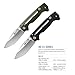 Cold Steel AD-10 and AD-15 Tactical Folding Knife with Lock and Pocket Clip - Premium S35VN Steel Blade, AD-15 Black , 3 1/2