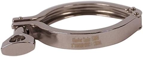 Sanitary Clamp | 3 inch Double Hinge - Stainless Steel SS304 - Glacier Tanks - (2 Pack)