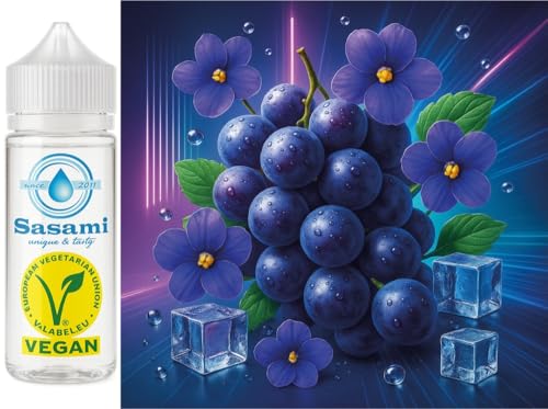 Violet Grape Ice - Violeta Uva Ice Aroma Concentrado - Vegano - Sasami - 10ml