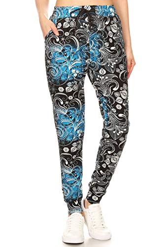 Image of Leggings Depot Premium Jogger Women's Popular Print High Waist Track Pants(S-XL)