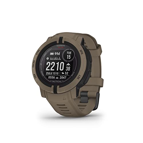 Garmin Instinct 2 Solar TacticalEdition GPS Smartwatch, Battery Upto