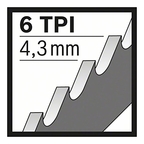 Bosch Professional Coffret de 25 lames de scie sabre 644 D Top for Wood pour le bois 150 x 19 x 1.25 mm accessoires pour scie sabre - vue 6