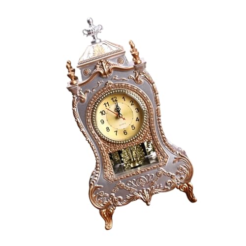 Reloj de mesa tradicional antiguo para decorar la chimenea de su sala de estudio 2