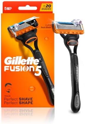 Gillette Fusion 5, Shaving Razor For Men | With Beard Shaping Back Blade | 5 Blades For Your Perfect Shave | Styling Back Blade For Your Perfect Beard Shape
