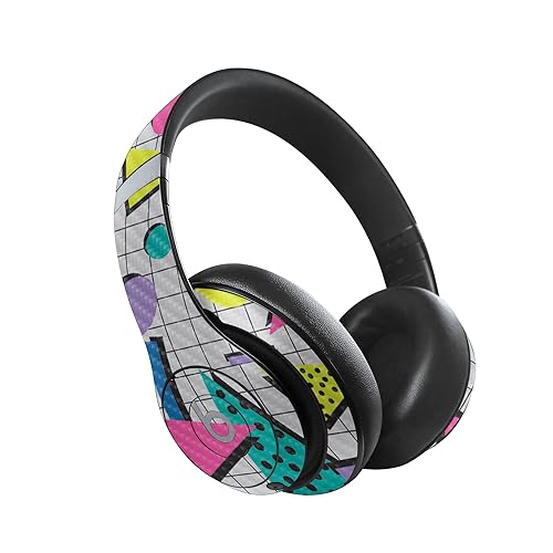 Image of MightySkins Carbon Fiber Skin Compatible with Beats Studio Pro - Awesome 80s | Protective, Durable Textured Carbon Fiber Finish | Easy to Apply