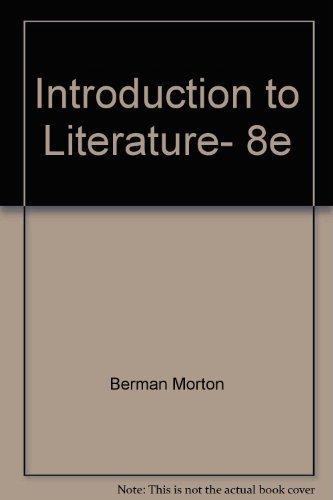 Introduction to Literature, 8e 0673391930 Book Cover
