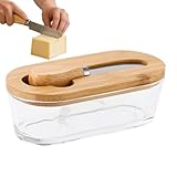 | Visibilité parfaite : Ce récipient à beurre clair est conçu avec une structure en verre qui offre une visibilité sans obstruction sur le contenu, rendant très la vérification de la quantité de beurre lors du petit-déjeuner ou pendant la cuisson.