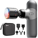 cotsoco Mini Massage Gun with Heat and Cold Therapy for Muscle Recovery, Pocket-Sized Deep Tissue Massager, Portable Percussion Massage Gun for Pain Relief, Mothers Day Gifts for Mom Her