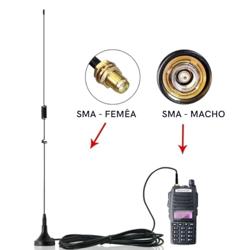 Antena Externa Nagoya Base Magnética UT-106UV Para Rádio HT