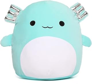 16" Large Axolotl Plush Toy Throw Pillow - Stuffed Animals Toy Giant Soft Hug Squishy and Cuddly Salamander Plushie for Girlfriend,Kids,Teens, Mint Green