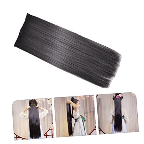 minkissy 2Pcs Extensão De Cabelo Peruca Grampo De Cabelo Em Extensões Extensões De Cabelo Encaracola