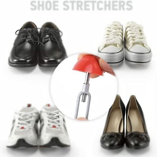 Gofidin 2 Pairs Mini Shoe Stretchers Anti-Slip Shoe Tree Adjustable Width Shaper Expander Extender Unisex Stretcher #TOP6