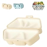 Molde de Onigiri 6 en 1, molde de sushi triangular plegable, una vez que haga rápidamente 6 piezas de Onigiris para moldes de bolas de arroz, Onigiri antiadherente de fácil liberación (B1)