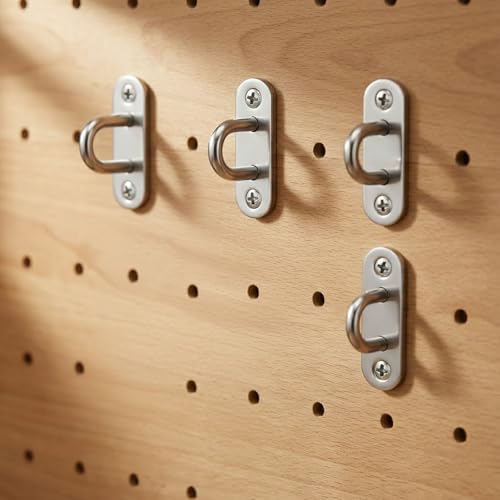 10 Stück Augplatte Edelstahl M5 Augplatte mit Ösenplatte Edelstahl Ösen, Zurröse Deckenöse Decksplatte Augenplatte Mastplatte Wandöse, Schwerlast Ankerplatte Halteösen für Camping Bootszubehör