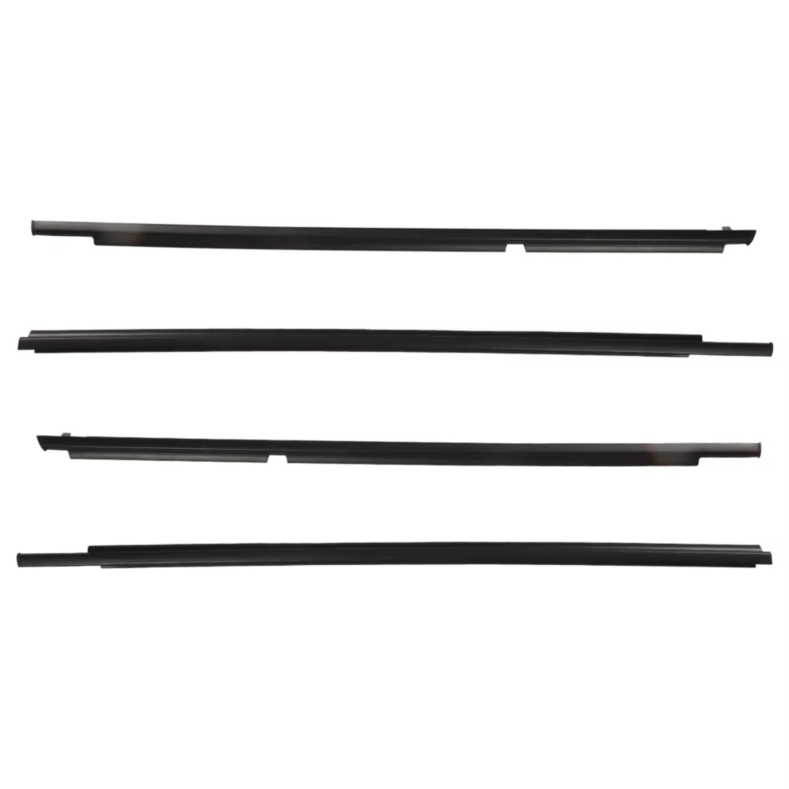 Pbqenxb One Color For Toyota For 4Runner 2003-2009 Door Moulding Trim Belt Outer Glass Sealing Belts 4 X Car Window Weatherstrip Outer Window Weatherstrip