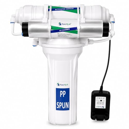 Image of 3 Stage Gravity Base Filter Without RO For Municipal Water With Active Carbon & UV Water Purifier